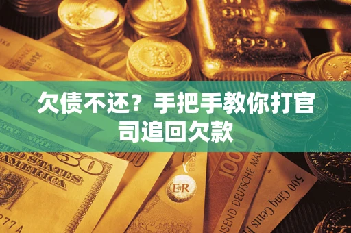 武汉欠债不还？手把手教你打官司追回欠款