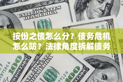 武汉按份之债怎么分？债务危机怎么防？法律角度拆解债务分配与风险自保指南