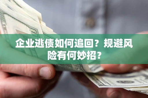 武汉企业逃债如何追回？规避风险有何妙招？