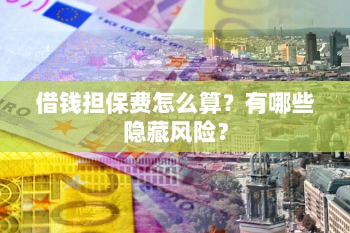 武汉借钱担保费怎么算？有哪些隐藏风险？