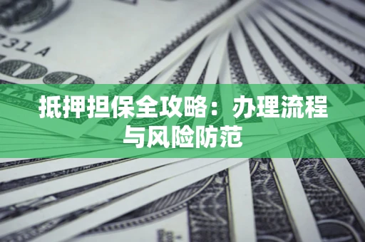 武汉抵押担保全攻略：办理流程与风险防范