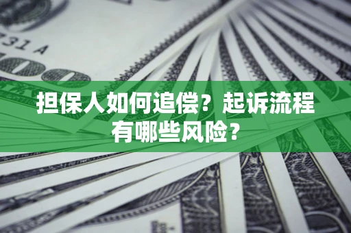 武汉担保人如何追偿？起诉流程有哪些风险？