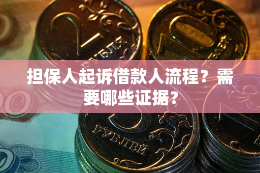 武汉担保人起诉借款人流程？需要哪些证据？